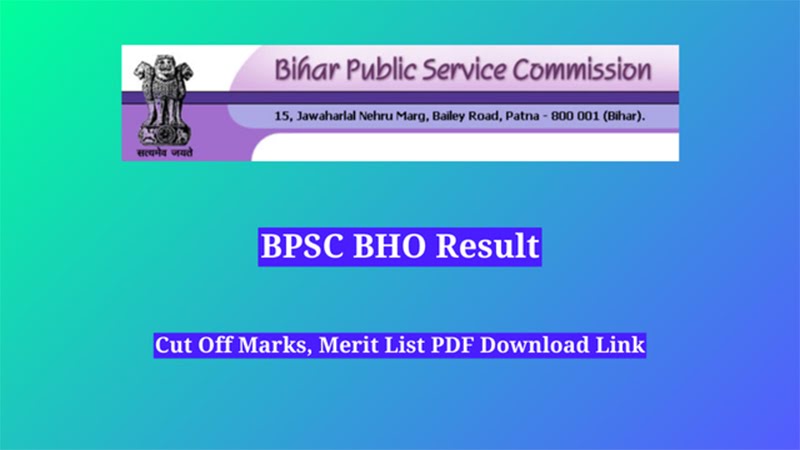 BPSC BHO Result