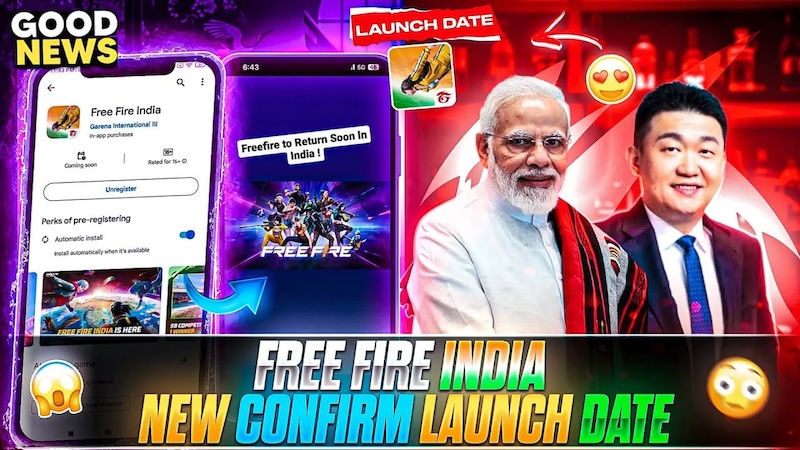 Free Fire India Launch Date