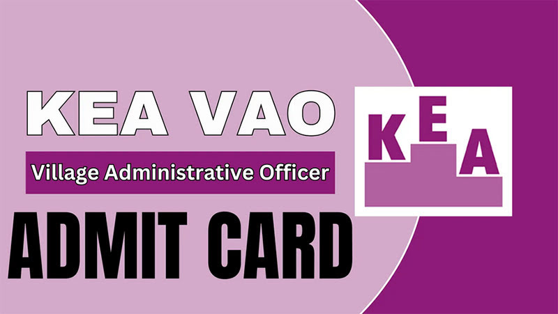 KEA VAO Admit Card