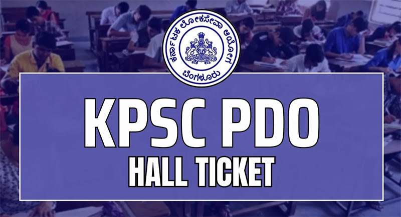 KPSC PDO Admit Card